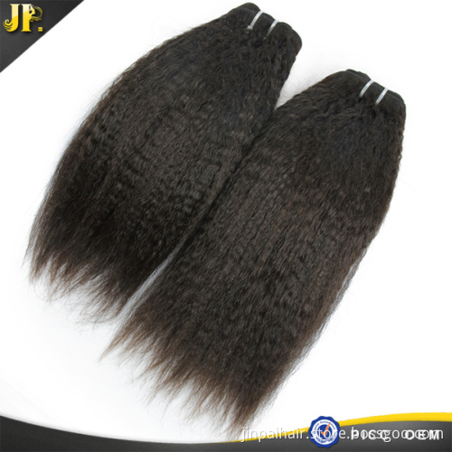 One Donor Hair 8A Orginal Human Hair Indian Kinky Straight Hair Weave